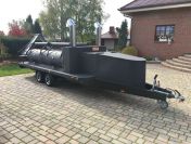 Smoker grill bbq Texas 4 xxl long mobilny grill