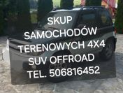 SKUP SAMOCHODÓW TERENOWYCH 4X4 SUV TERENOWE TERENOWY